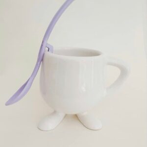 Taza patita blanca con colita