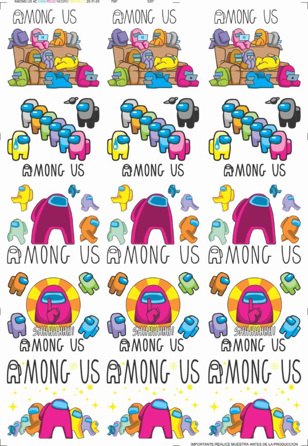Among us ceramica