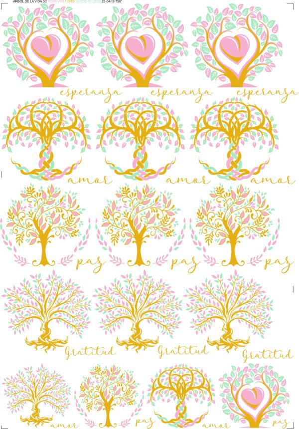 Arbol de la vida  vidrio