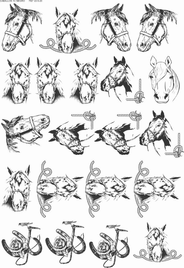 Caballos cerámica