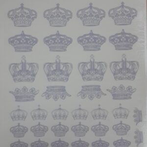 Coronas blancas vidrio