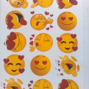 Emoticones amor cerámica