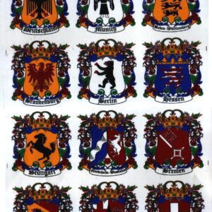 Escudos alemanes vidrio