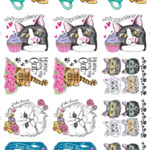 Gatitos cerámica