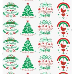 Navidad chica vidrio