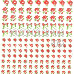 Rosas rococó rojas vidrio