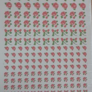 rococó rosas vidrio