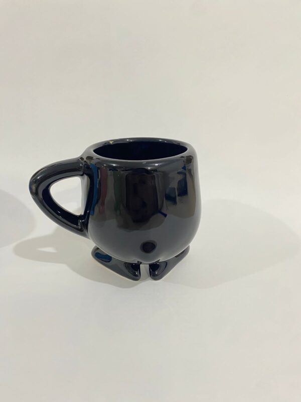 Taza patita negra con colita - Imagen 2