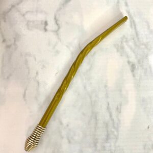 Bombilla torneada oliva