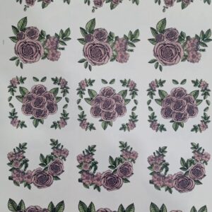 Rosas Grandes rosa cerámica