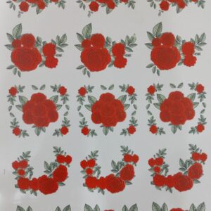 Rosas Grandes naranja cerámica