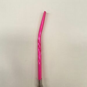 Bombilla torneada rosa barbie