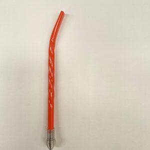 Bombilla torneada naranja