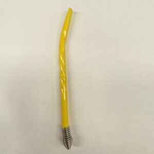 Bombilla torneada amarillo