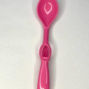 Cucharas plastico rosa