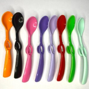 Cucharas plastico x 100 unidades surtidas