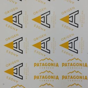 Andes Patagonia F.ORO Y NEGRO vidrio