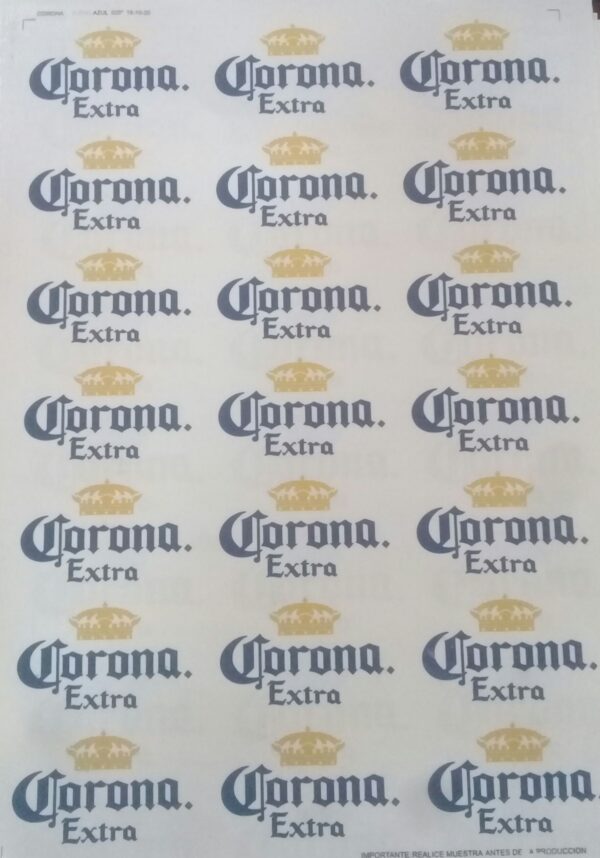 Corona cerveza vidrio