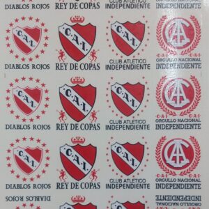 Independiente vaso vidrio