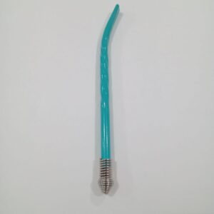 Bombilla torneada turquesa