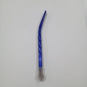 Bombilla torneada azul