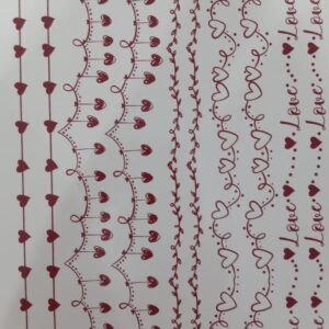 Diseño 44 rojo cerámica