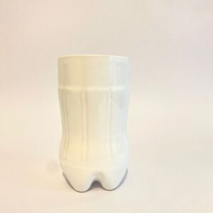 VASO FERNETERO BLANCO DE CERAMICA