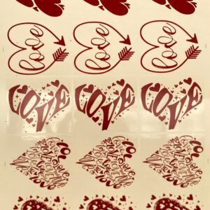 Corazones Love Rojo Cerámica