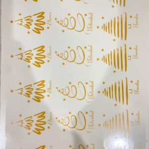 Pinos navideños vidrio